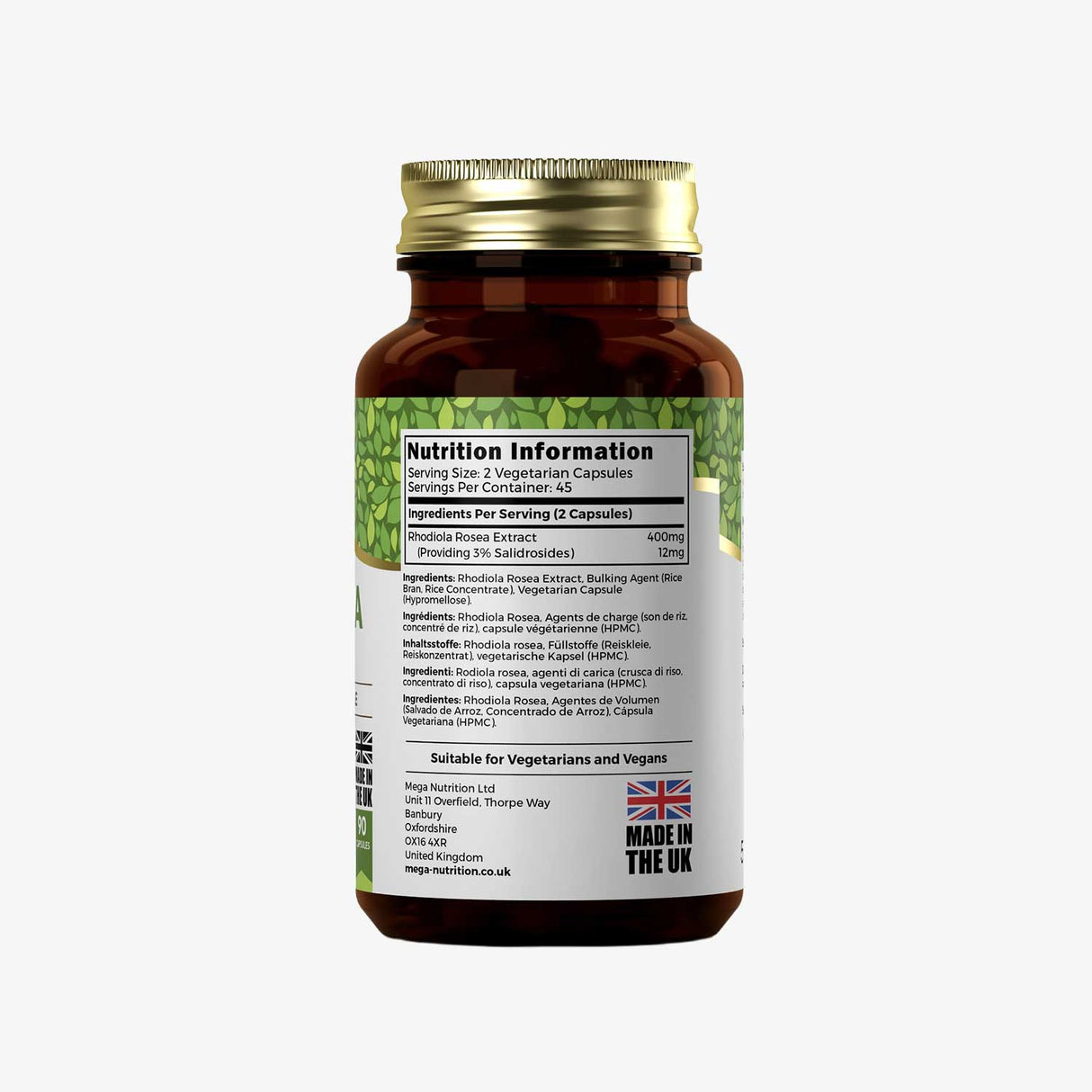 Rhodiola Rosea Capsules by Ezyleaf Nutrition