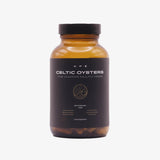 Supplement bottle labeled 'Celtic Oysters' on a white background
