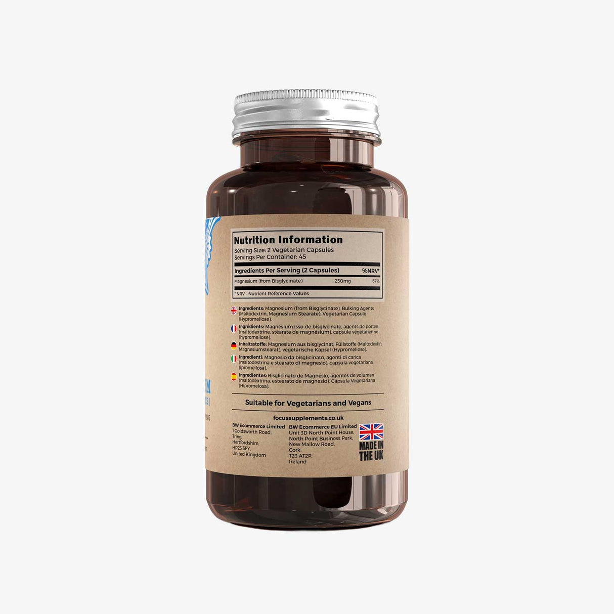 Magnesium Glycinate by Focus Supplements