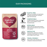 Reishi Together Health supplement packaging benefits