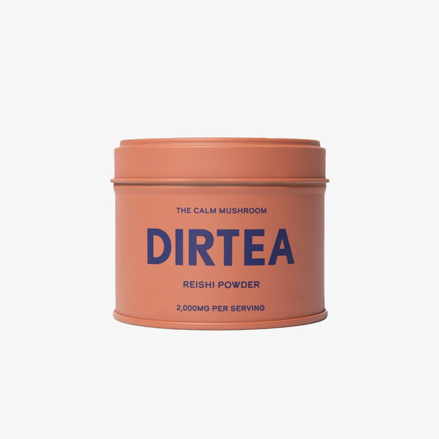 Dirtea container of Reishi powder
